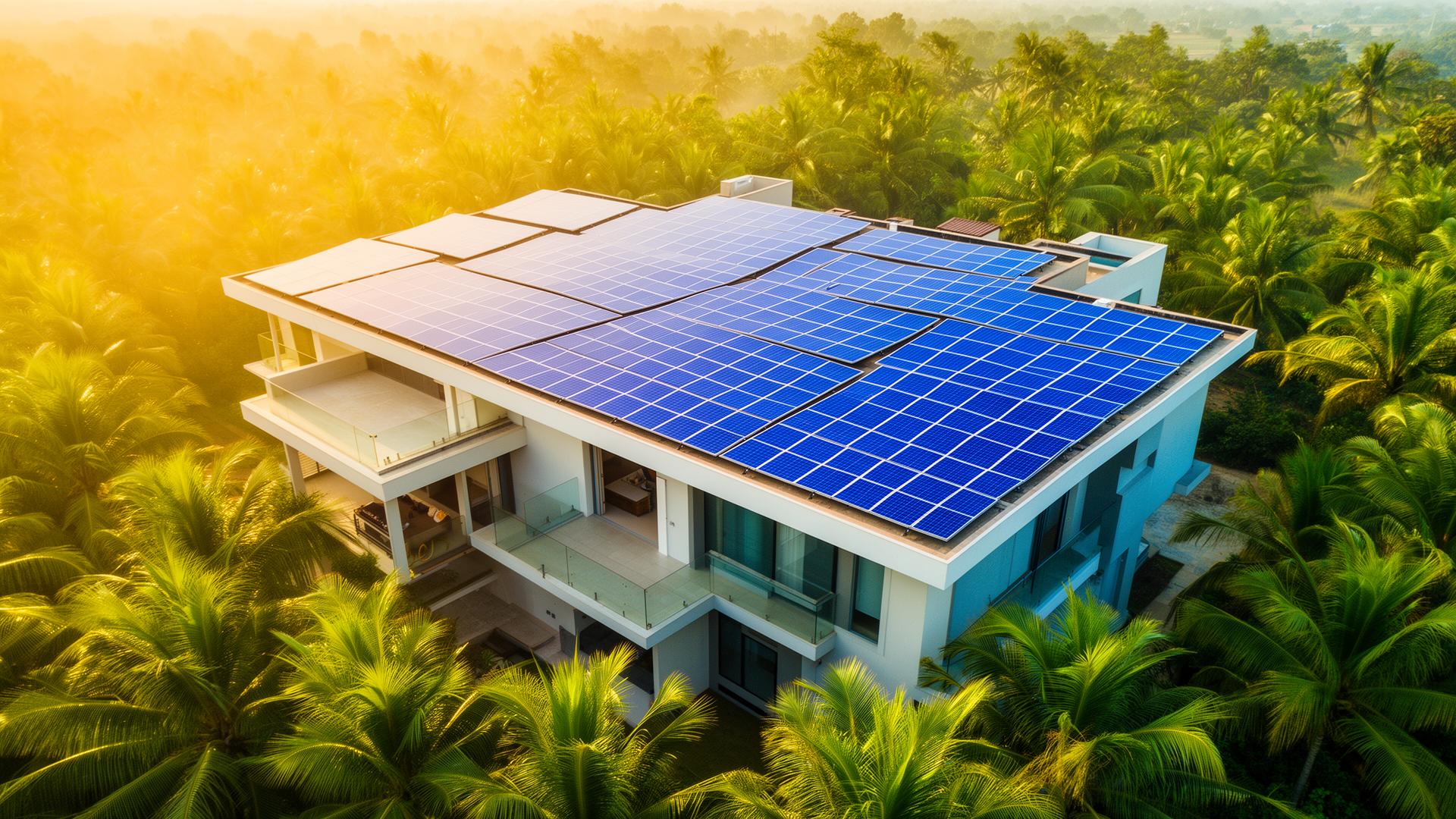 Premium rooftop solar installation in India